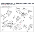 FRONT FENDER REPL BY 9AWA-041021-0BM00 product image