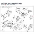 LH COVER, AIR FILTER product image