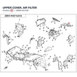 UPPER COVER, AIR FILTER product image