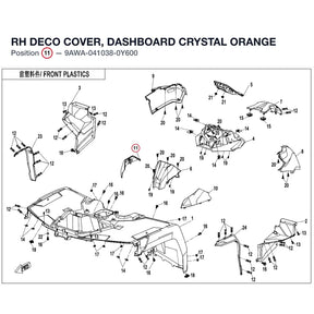 RH DECO COVER, DASHBOARD product image
