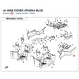 LH SIDE COVER product image
