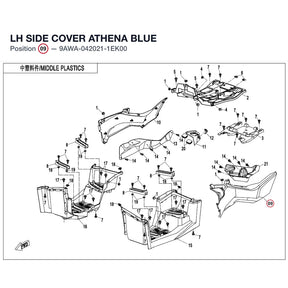 LH SIDE COVER product image