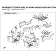 GEARSHIFT COVER REPL BY 9AW#-042023-2000-0B5 product image