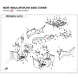 HEAT INSULATOR,RH SIDE COVER product image