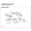 STEERING KNUCKLE,RH product image