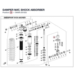 DAMPER MAT, SHOCK ABSORBER product image