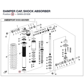DAMPER CAP, SHOCK ABSORBER product image