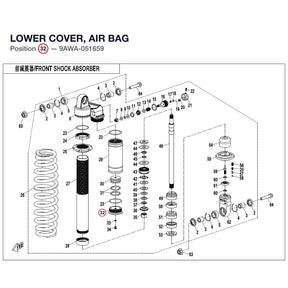 LOWER COVER, AIR BAG product image