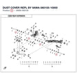 DUST COVER REPL BY 9AWA-060105-10000 product image