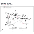 OIL SEAL 24x38x8 product image