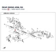 REAR SWING ARM, RH product image