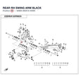 REAR RH SWING ARM product image