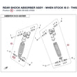 REAR SHOCK ABSORBER ASSY product image