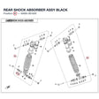 REAR SHOCK ABSORBER ASSY product image