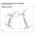 LH UPPER BUSHING, SHOCK ABSORBER product image