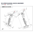 RH UPPER BUSHING, SHOCK ABSORBER product image