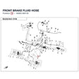FRONT BRAKE FLUID HOSE product image