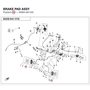 BRAKE PAD ASSY product image