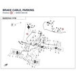 BRAKE CABLE, PARKING product image