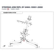 STEERING ARM REPL BY 9AWA-100001-20000 product image
