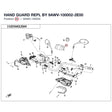 HAND GUARD REPL BY 9AWV-100002-2E00 product image