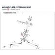 MOUNT PLATE, STEERING SEAT product image