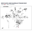 DECO PLATE, HAND GUARD(LH) product image