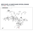 DECO PLATE, LH HAND GUARD product image