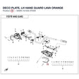DECO PLATE, LH HAND GUARD product image
