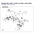 HANDGUARD LEVER, LH REPL BY 9AWA-101203-20000 product image