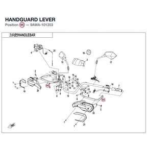 HANDGUARD LEVER product image