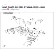 HAND GUARD, RH REPL BY 9AWA-101301-10000 product image