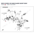 DECO COVER, RH HAND GUARD product image