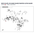 DECO PLATE, RH HAND GUARD product image