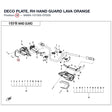 DECO PLATE, RH HAND GUARD product image