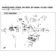 HANDGUARD LEVER, RH REPL BY 9AWA-101303-10000 product image