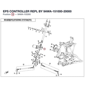 EPS CONTROLLER REPL BY 9AWA-151000-20000 product image