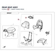 REAR SEAT ASSY product image