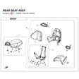 REAR SEAT ASSY product image