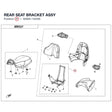 REAR SEAT BRACKET ASSY product image