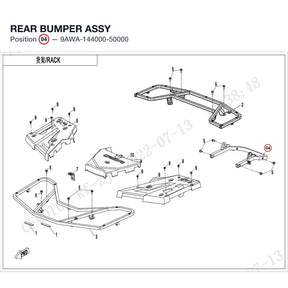 REAR BUMPER ASSY product image