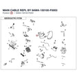 MAIN CABLE REPL BY 9AWA-150100-F0003 product image