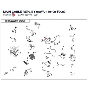 MAIN CABLE REPL BY 9AWA-150100-F0003 product image