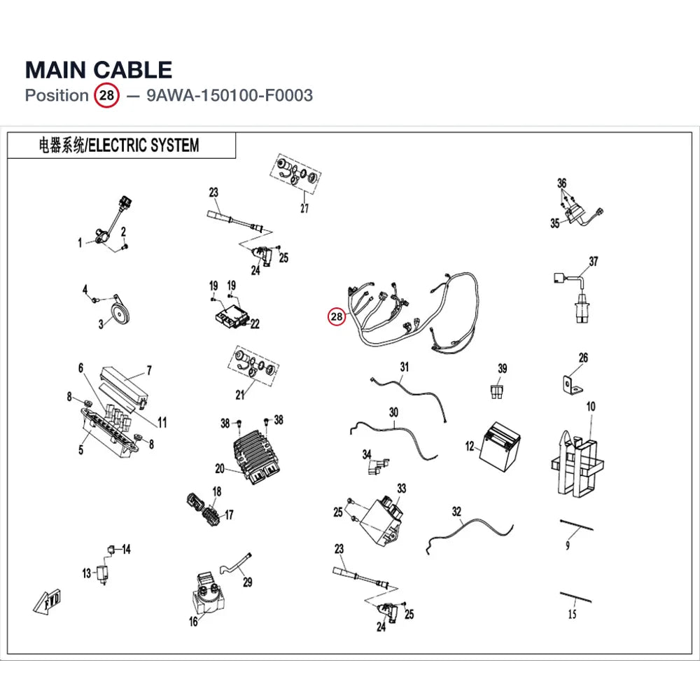 MAIN CABLE product image