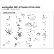 MAIN CABLE REPL BY 9AWA-150100-10000 product image