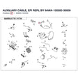 AUXILIARY CABLE, EFI REPL BY 9AWA-150300-30000 product image