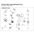 OUTPUT SEAT, USB product image