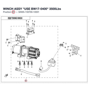 WINCH ASSY "USE BW17-0400" product image