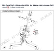 EPS CONTROLLRR ASSY-REPL BY 9AWV-150810-4000 product image