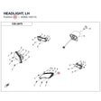 HEADLIGHT, LH product image